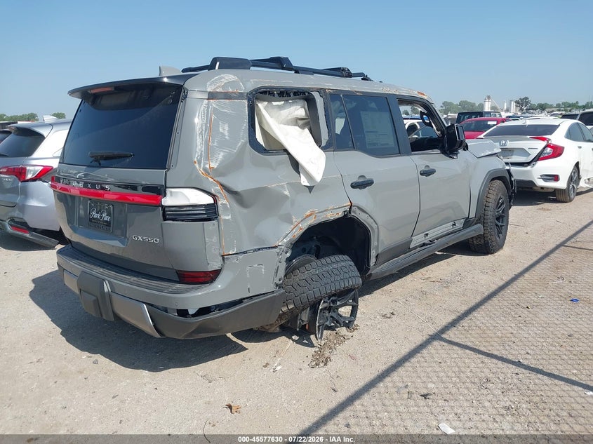 Vin: jtjtbcdx2r5021140, lot: 46075983, lexus gx 550 overtrail 20244
