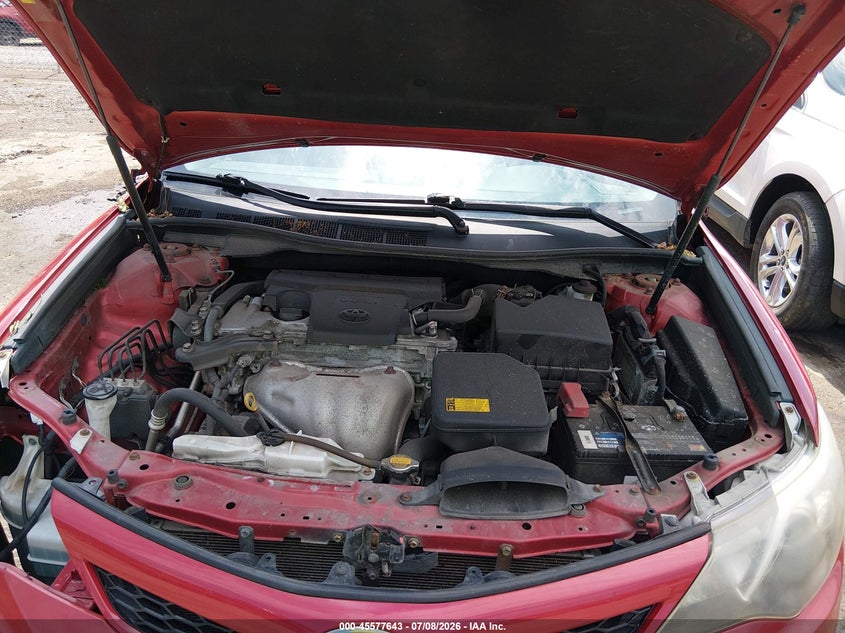 2012 TOYOTA CAMRY SEDAN 2.5L I-4 DOHC, VVT, 178HP