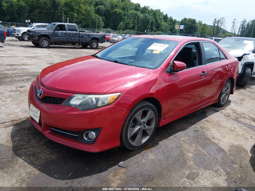 2012 TOYOTA CAMRY SEDAN 2.5L I-4 DOHC, VVT, 178HP
