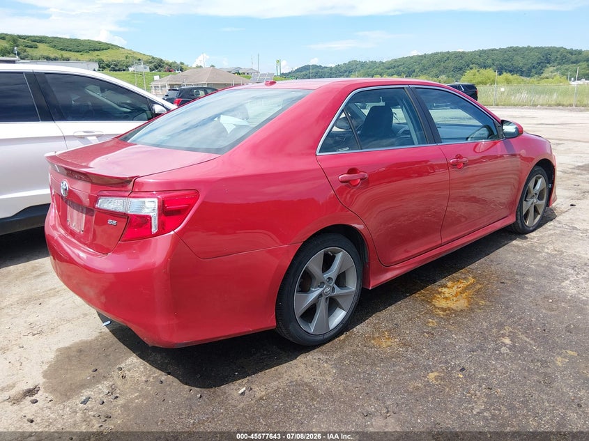 2012 TOYOTA CAMRY SEDAN 2.5L I-4 DOHC, VVT, 178HP
