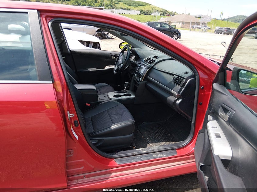 2012 TOYOTA CAMRY SEDAN 2.5L I-4 DOHC, VVT, 178HP