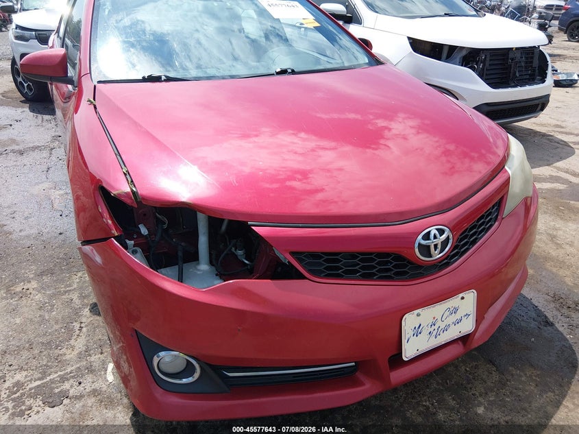 2012 TOYOTA CAMRY SEDAN 2.5L I-4 DOHC, VVT, 178HP