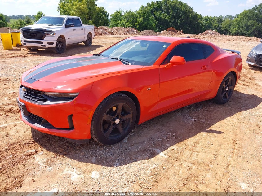 2019 Chevrolet Camaro, Град, IAAI, VIN 1G1FB1RS3K0104976 — фото 2