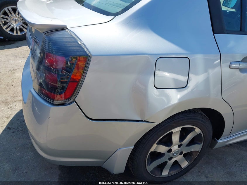 2012 NISSAN SENTRA SEDAN 2.0L I-4 DOHC, VVT, 140HP
