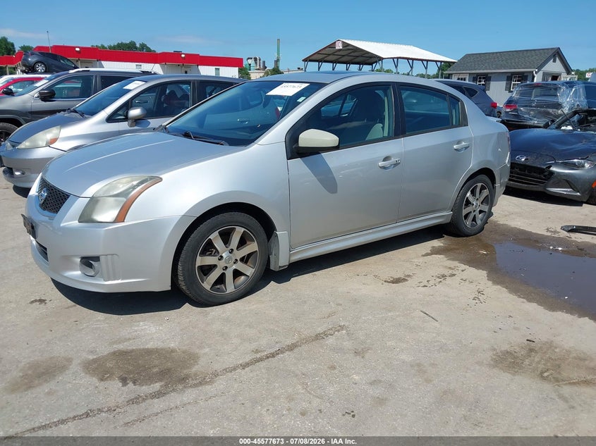 2012 NISSAN SENTRA SEDAN 2.0L I-4 DOHC, VVT, 140HP