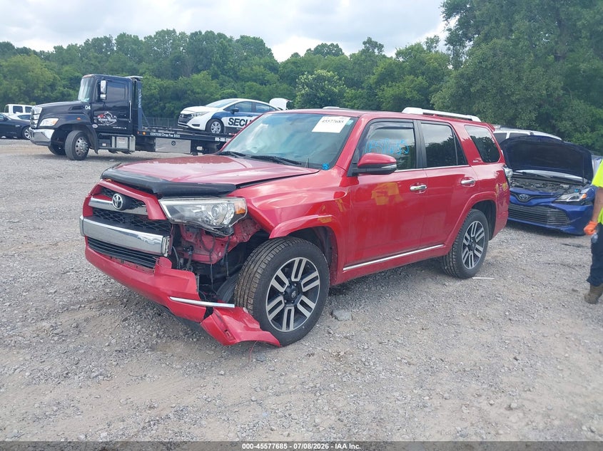 2016 Toyota 4Runner, Front End, IAAI, VIN JTEBU5JR8G5335720 — photo 2
