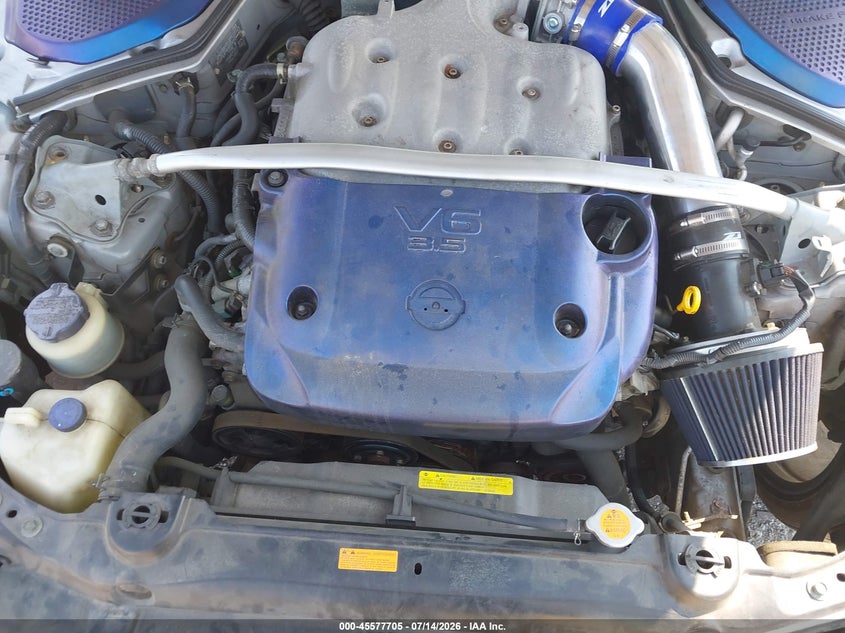 2003 Nissan 350Z Touring VIN: JN1AZ34E13T015016 Lot: 45577705