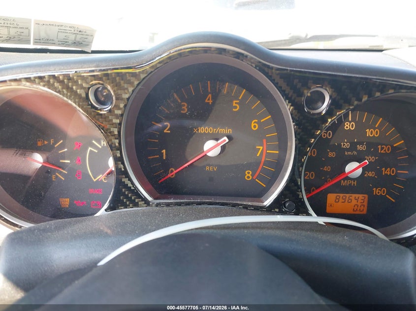 2003 Nissan 350Z Touring VIN: JN1AZ34E13T015016 Lot: 45577705