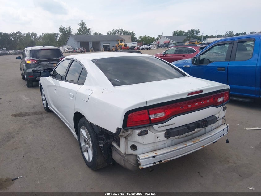 Vin: 2c3cdxbg6ch153376, lot: 46076119, dodge charger se 20123