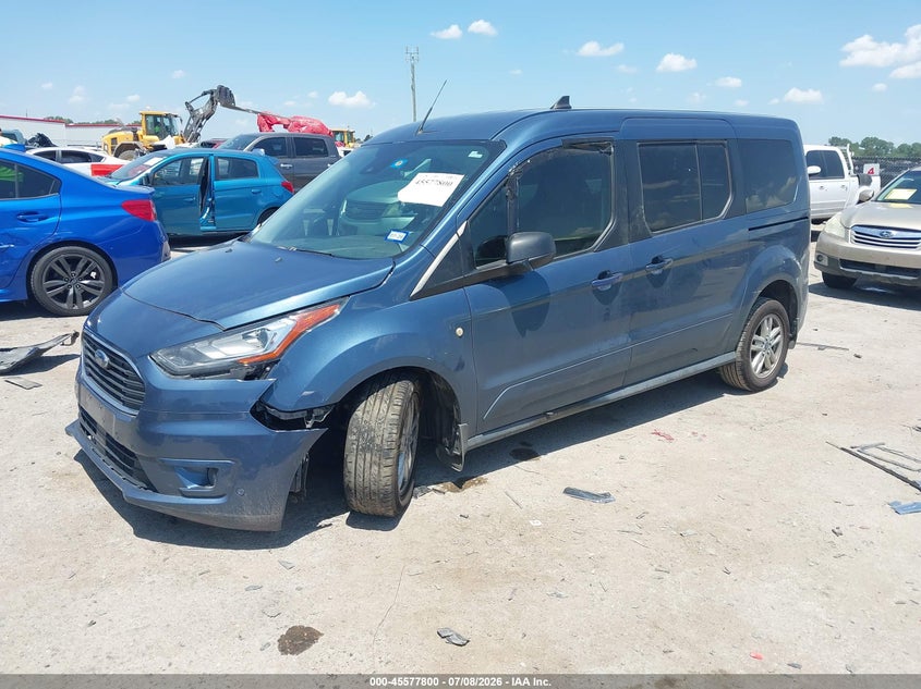 Vin: nm0ge9f23l1454607, lot: 46076155, ford transit connect xlt passenger 20202
