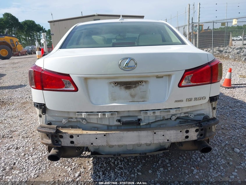 LEXUS IS 250 2013 VIN JTHCF5C21D2036066