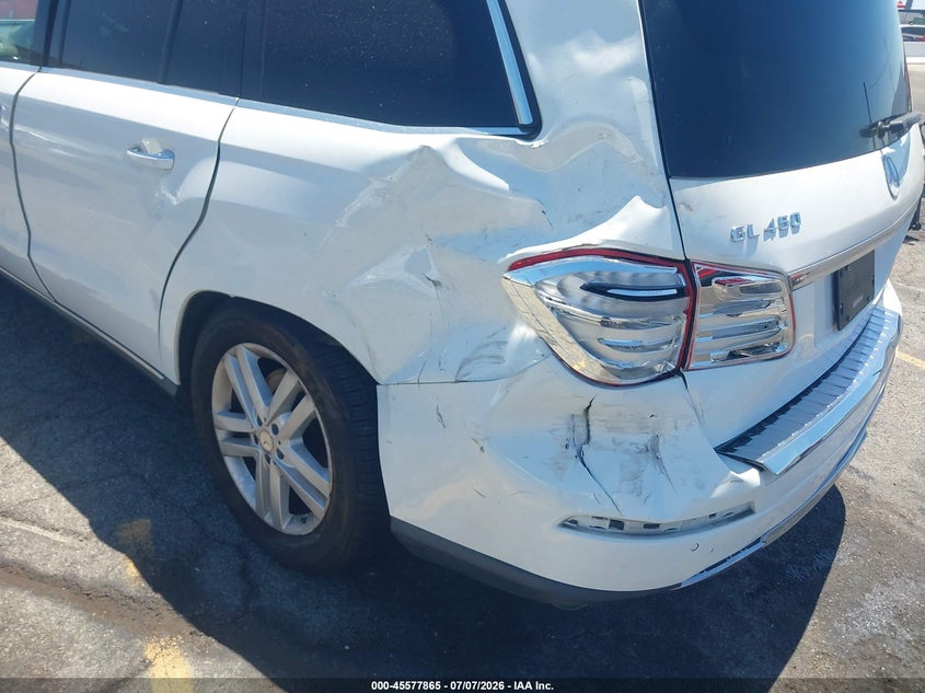 2015 Mercedes-Benz Gl 450 4Matic VIN: 4JGDF6EE7FA597086 Lot: 45577865