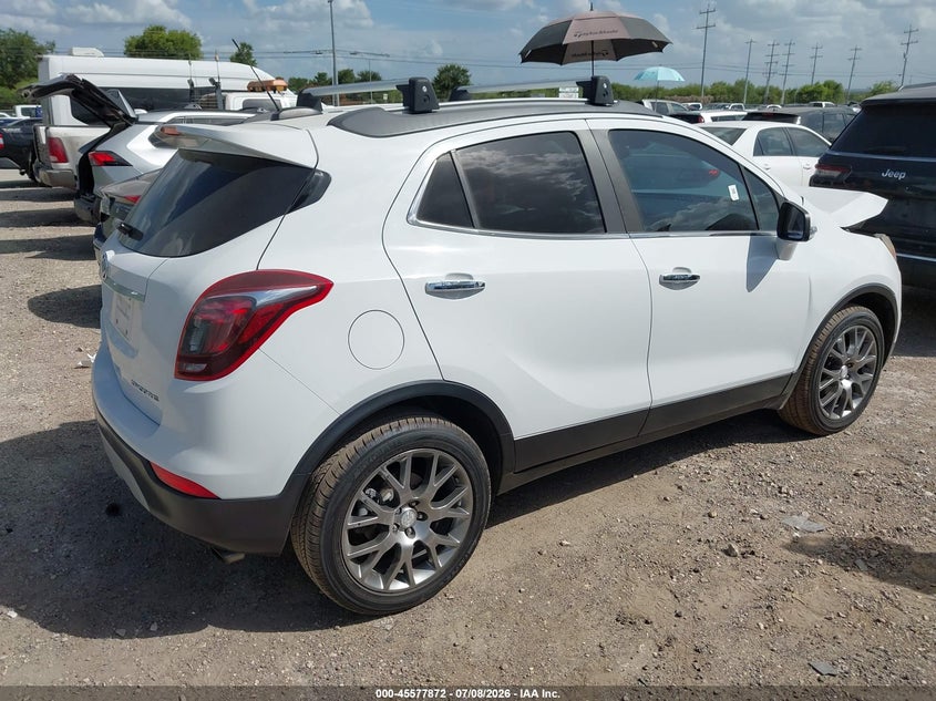 Vin: kl4cj1sb5jb605842, lot: 46076225, buick encore sport touring 20184