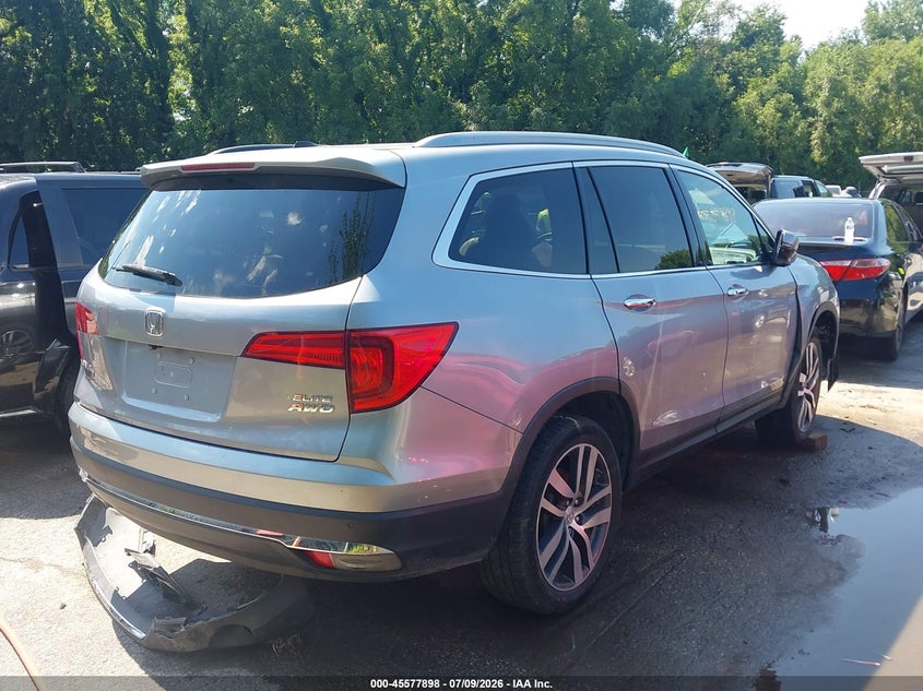 Vin: 5fnyf6h04hb049112, lot: 46076251, honda pilot elite 20174