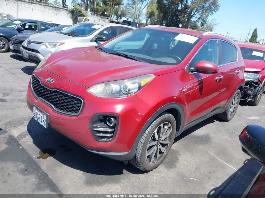 2017 Kia Sportage, Rear, IAAI, VIN KNDPNCAC9H7053499 — photo 2