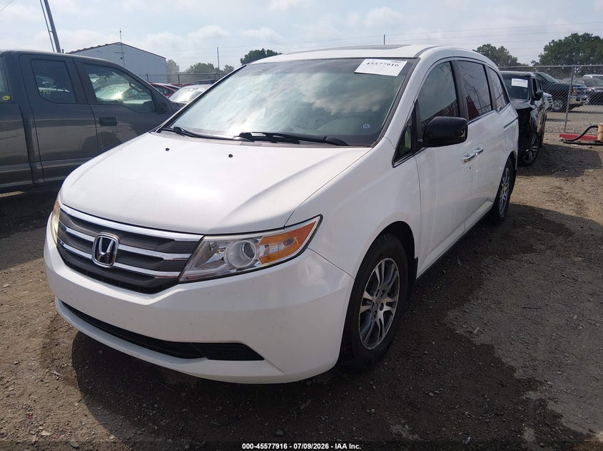 2011 Honda Odyssey, Удар сзади, IAAI, VIN 5FNRL5H63BB019022 — фото 2