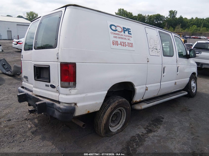 Vin: 1ftne2ew8eda55067, lot: 46076294, ford e-250 commercial 20144