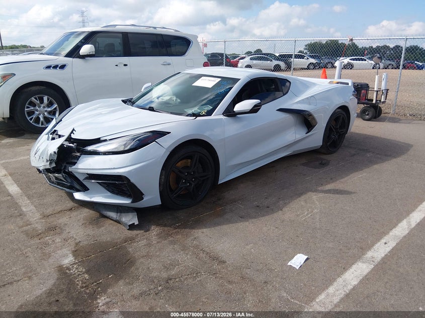 Vin: 1g1y62d44l5110219, lot: 46076353, chevrolet corvette stingray rwd  1lt 20202