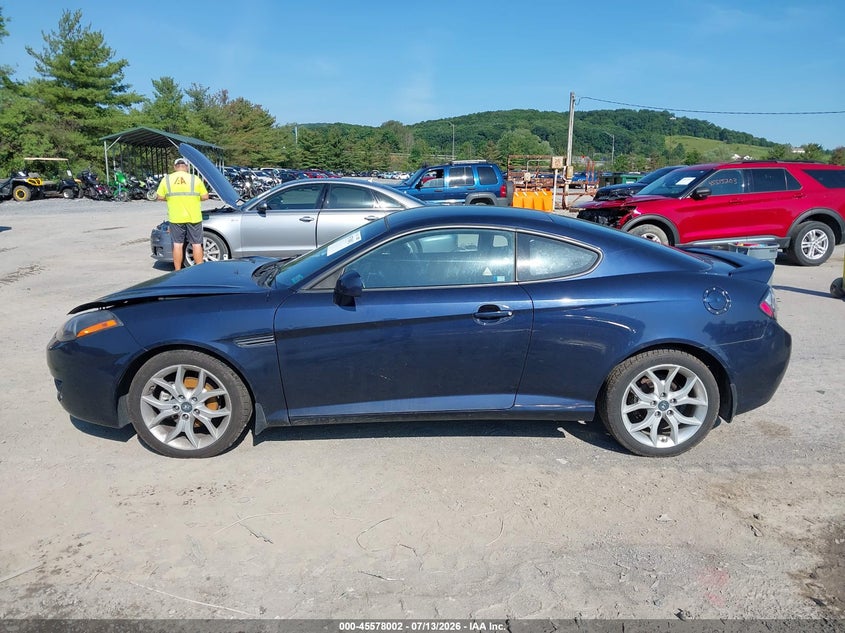 2008 Hyundai Tiburon Gt/Gt Limited/Se VIN: KMHHN66F08U283941 Lot: 45578002