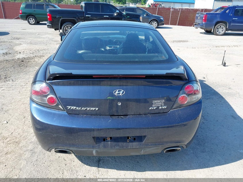 2008 Hyundai Tiburon Gt/Gt Limited/Se VIN: KMHHN66F08U283941 Lot: 45578002