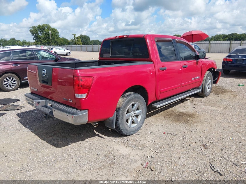 2011 Nissan Titan Sv VIN: 1N6BA0ED3BN313192 Lot: 45578011