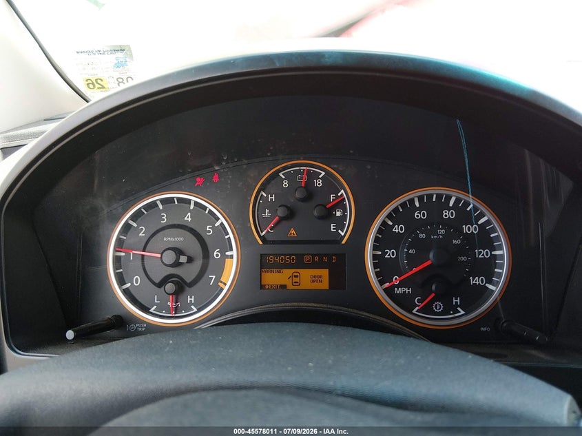 2011 Nissan Titan Sv VIN: 1N6BA0ED3BN313192 Lot: 45578011