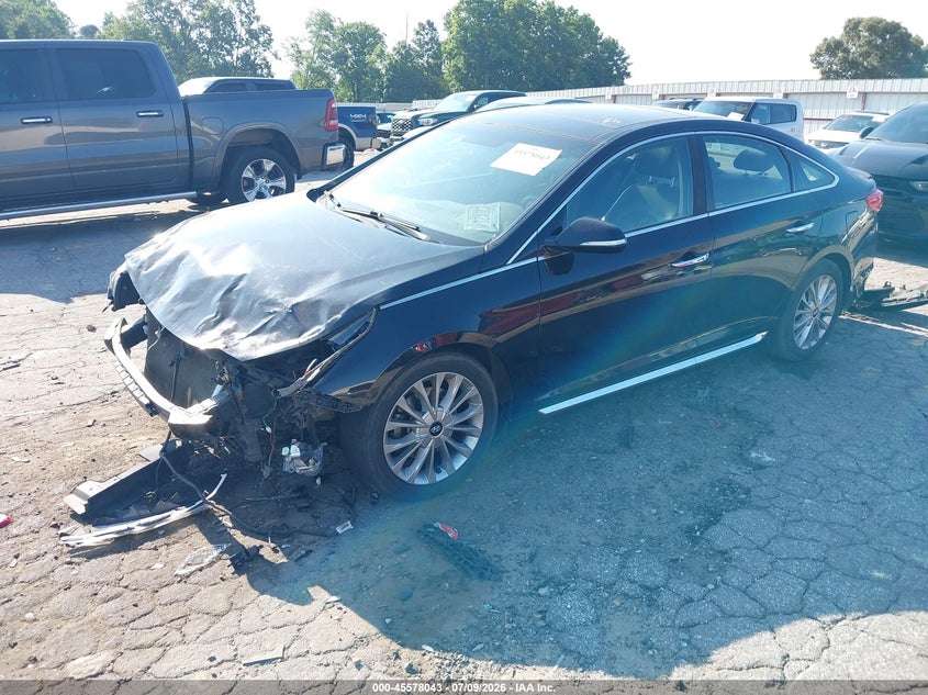 2015 Hyundai Sonata, Front End, IAAI, VIN 5NPE34AF7FH090847 — photo 2