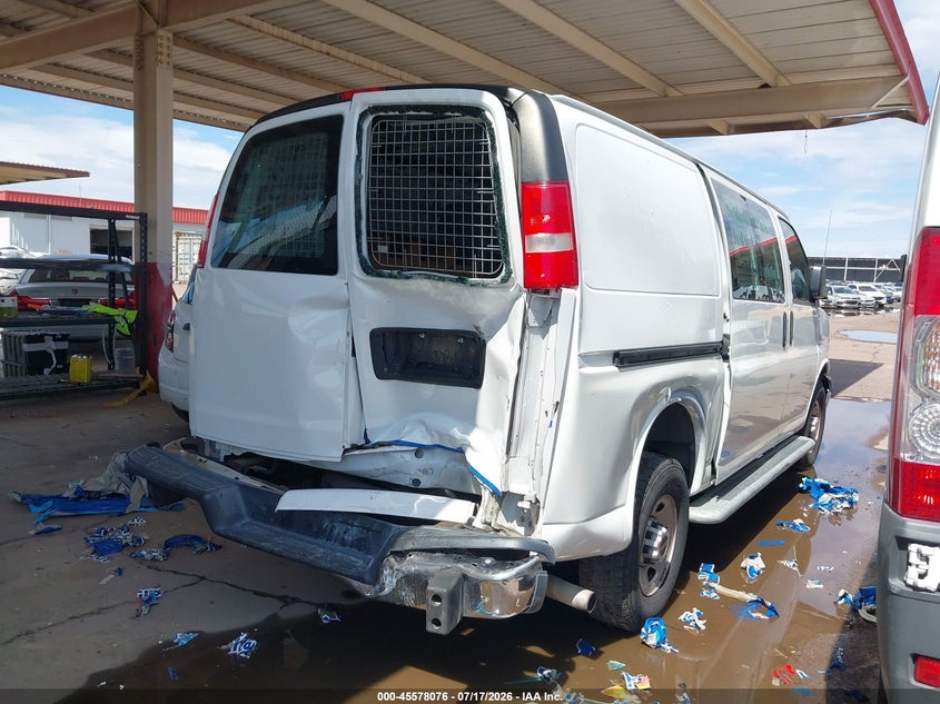 Vin: 1gtw7afg1l1236932, lot: 46076429, gmc savana cargo rwd 2500 regular wheelbase work van 20204