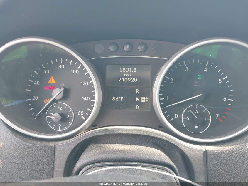 2010 MERCEDES-BENZ ML 350 auction photo 7