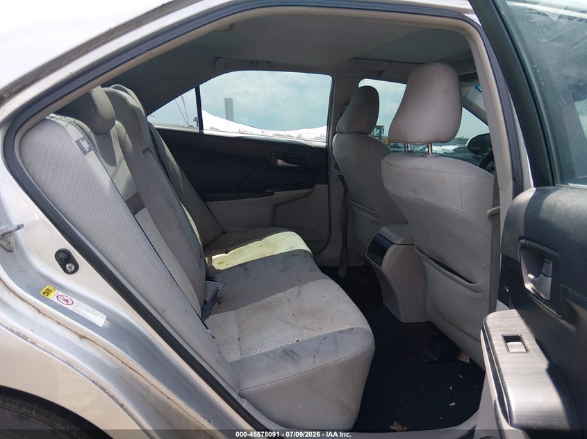 2012 TOYOTA CAMRY SEDAN 2.5L I-4 DOHC, VVT, 178HP