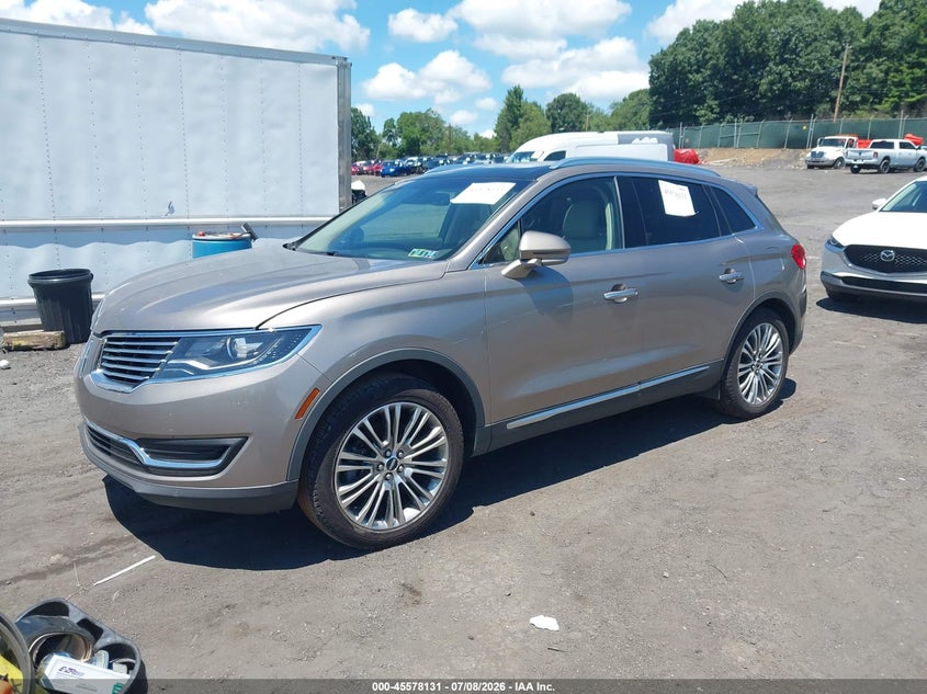 2018 Lincoln Mkx Reserve 2LMPJ8LR0JBL48630 photo 1