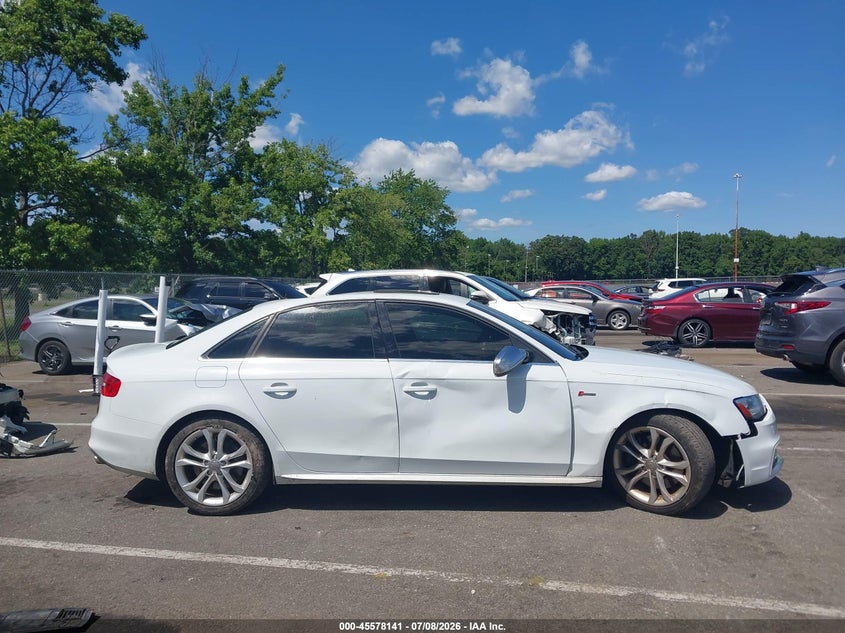2014 Audi S4 3.0T Premium Plus VIN: WAUBGAFL2EA029557 Lot: 45578141