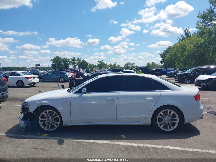 2014 Audi S4 3.0T Premium Plus VIN: WAUBGAFL2EA029557 Lot: 45578141