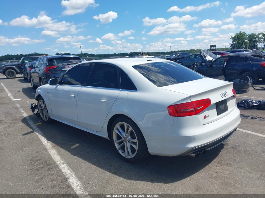 Vin: waubgafl2ea029557, lot: 46076494, audi s4 3.0t premium plus 20143