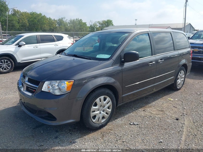 Vin: 2c4rdgbg2hr706550, lot: 46076500, dodge grand caravan se 20172