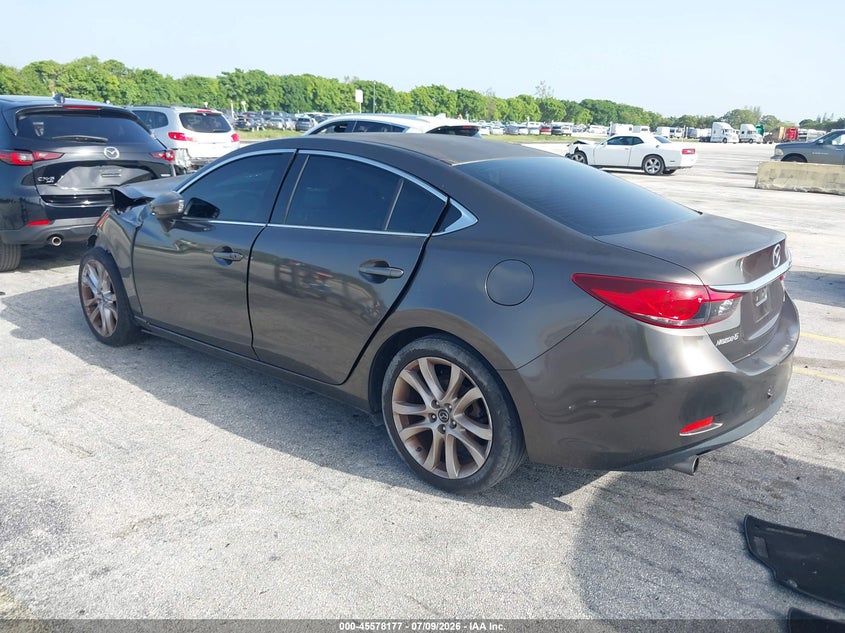 Vin: jm1gj1v56g1415253, lot: 46076530, mazda mazda6 20163