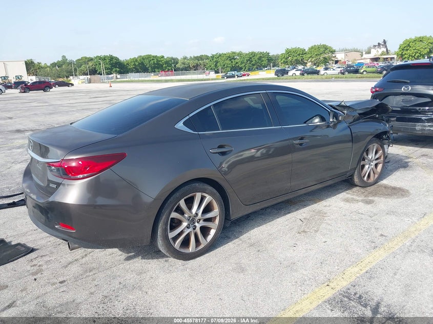 Vin: jm1gj1v56g1415253, lot: 46076530, mazda mazda6 20164