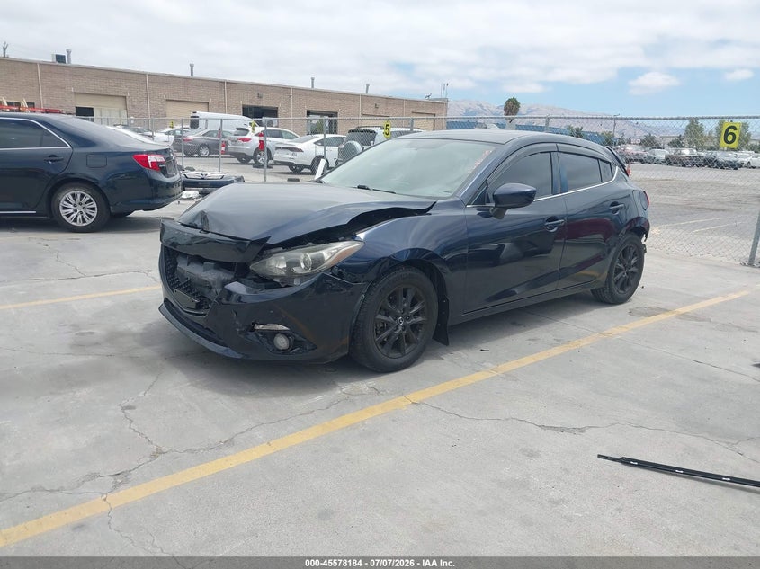 2015 Mazda 3, Rear, IAAI, VIN JM1BM1M7XF1233896 — photo 2