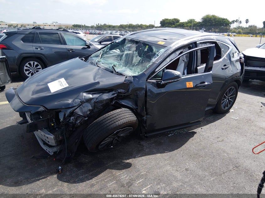Vin: 2t2adcaz9sc020498, lot: 46076560, lexus nx 250 20252