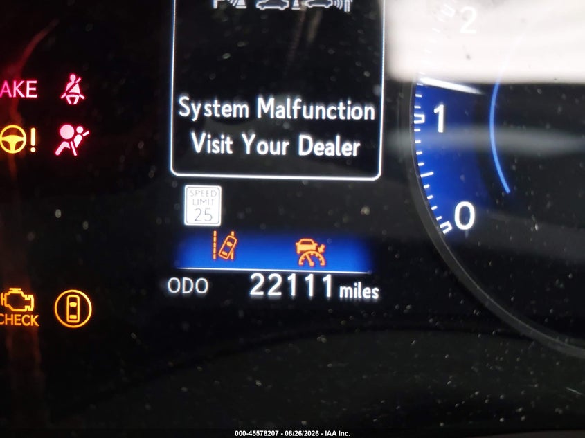 LEXUS NX 250 2025 VIN 2T2ADCAZ9SC020498