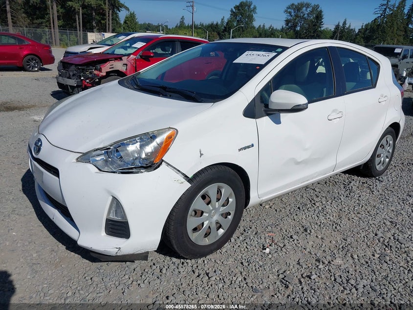 2013 Toyota Prius C One VIN: JTDKDTB35D1539901 Lot: 45578265