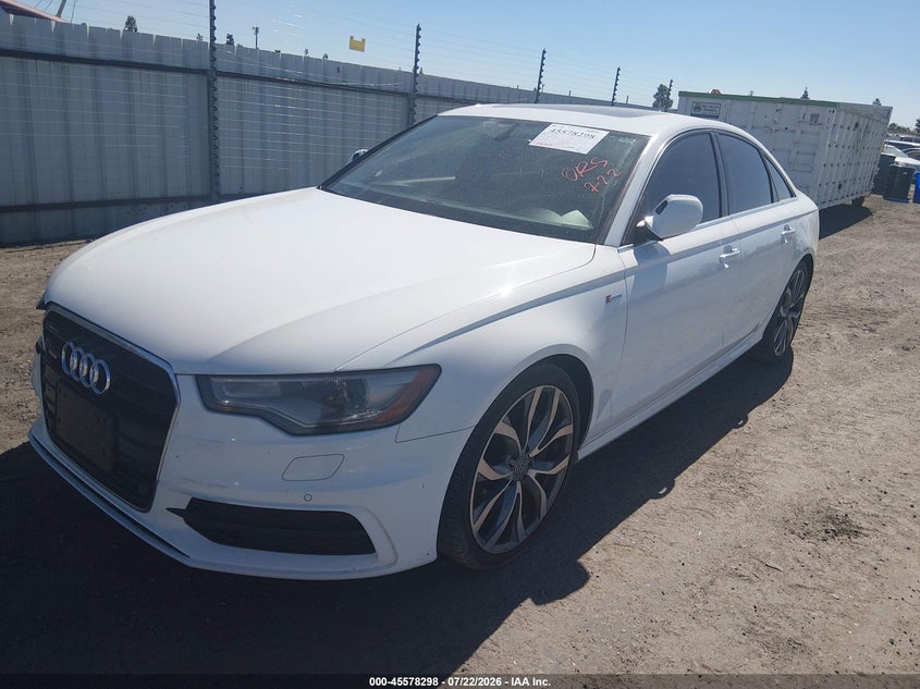 Vin: wauhgafc4dn007416, lot: 46076651, audi a6 3.0t premium 20132