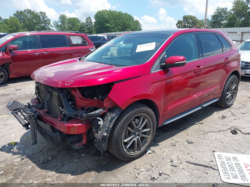 Vin: 2fmtk3ap8fbb64295, lot: 46076664, ford edge sport 20152
