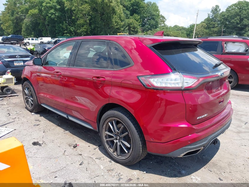 Vin: 2fmtk3ap8fbb64295, lot: 46076664, ford edge sport 20153