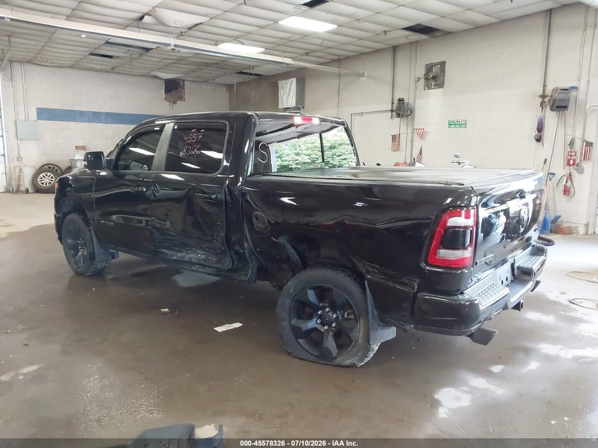 Vin: 1c6srfft7kn850434, lot: 46076679, ram 1500 big horn/lone star  4x4 5'7 box 2019 img_1