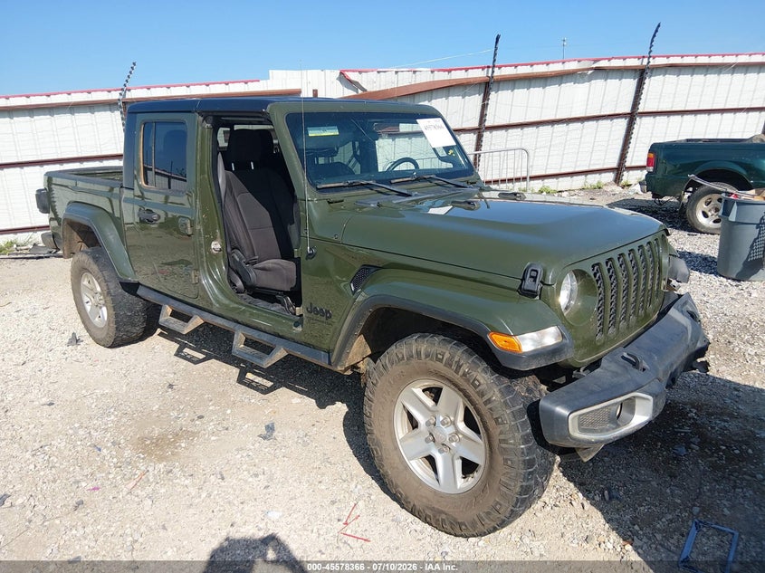Vin: 1c6hjtag4pl531215, lot: 46076719, jeep gladiator sport s 4x4 2023 img_1