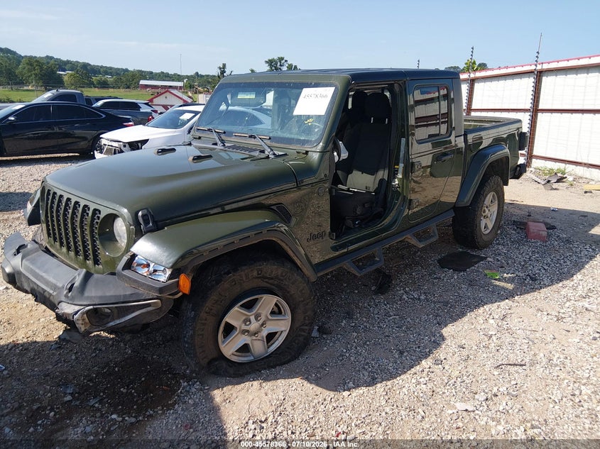 Vin: 1c6hjtag4pl531215, lot: 46076719, jeep gladiator sport s 4x4 20232