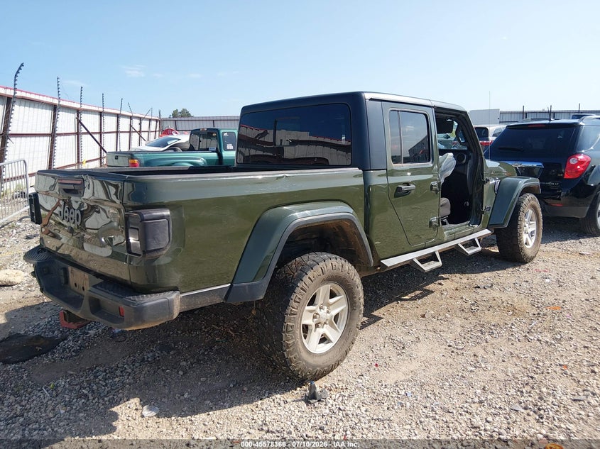 Vin: 1c6hjtag4pl531215, lot: 46076719, jeep gladiator sport s 4x4 20234