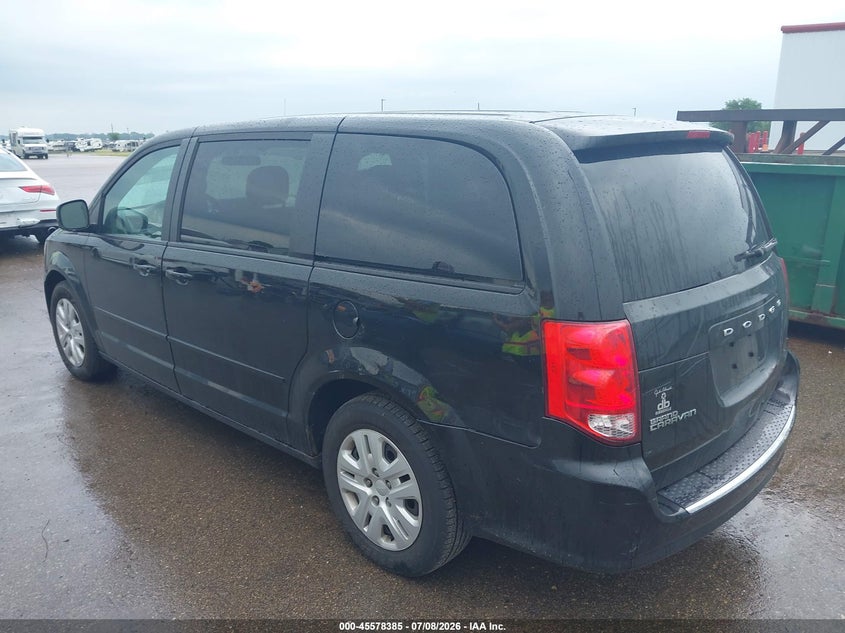 Vin: 2c4rdgbg7er378828, lot: 46076738, dodge grand caravan se 20143