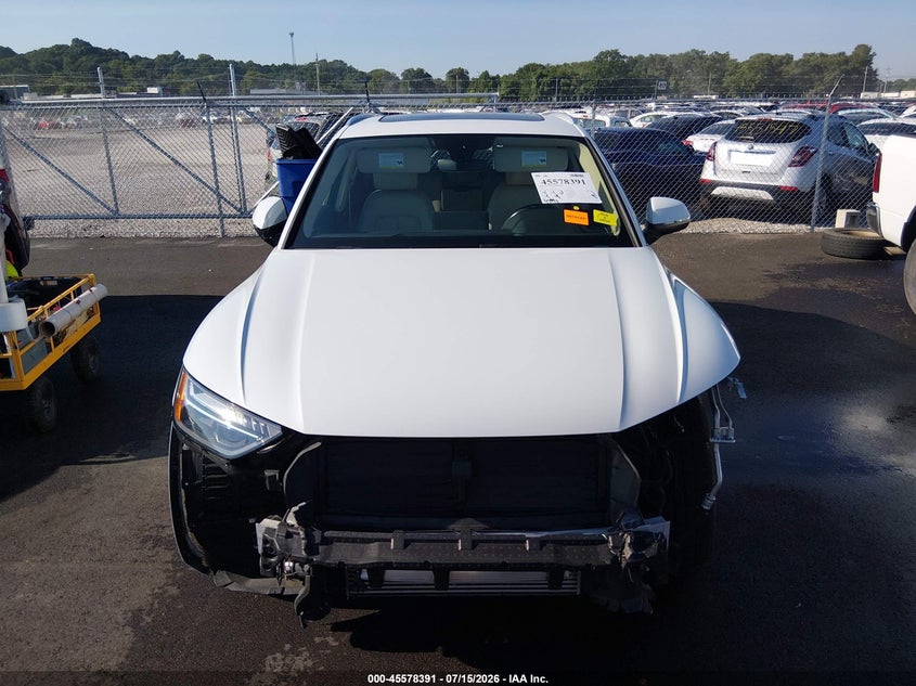 2022 Audi Q5 Premium 40 Tfsi Quattro S Tronic VIN: WA1ABAFY6N2124426 Lot: 45578391